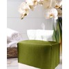 Green Tissue Box Cover Rectangular - Plus Size Large Tissue