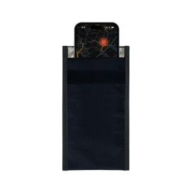 LOYDBDT Faraday Bags for Phones, Signal Blocking Pouch, Waterproof Faraday Pouch for WiFi/GPS/RFID Blocking, Anti-Tracking Signal Blocker Pouch(Black)