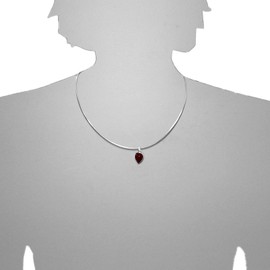 Necklace with Pendant – Glider Maren – Silver 925/000 – Amber, amber, Amber