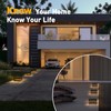MVBT Outdoor Modern Post Light, LED Fence Deck Column Cap