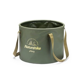 Naturehike - cubeta plegable con asa, contenedor de agua portátil de 5.28 galones (20 L) para camping, pesca, viajes, jardinería