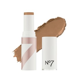 No7 Base Maquillaje Barra Stay Perfect Crema Cobertura Media Larga Duración Todo Tipo Pieles Contiene Escualeno Hidr Bambú Onzas Paquete