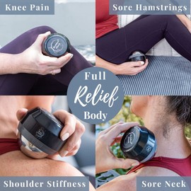 Brookethorne Naturals Cryoglide Massage Ball Roller – Cryotherapy Ice Roller Ball Massager for Cold Therapy. Recovery, Trigger Point, Deep Tissue Muscle Relief. Plantar Fasciitis Massager