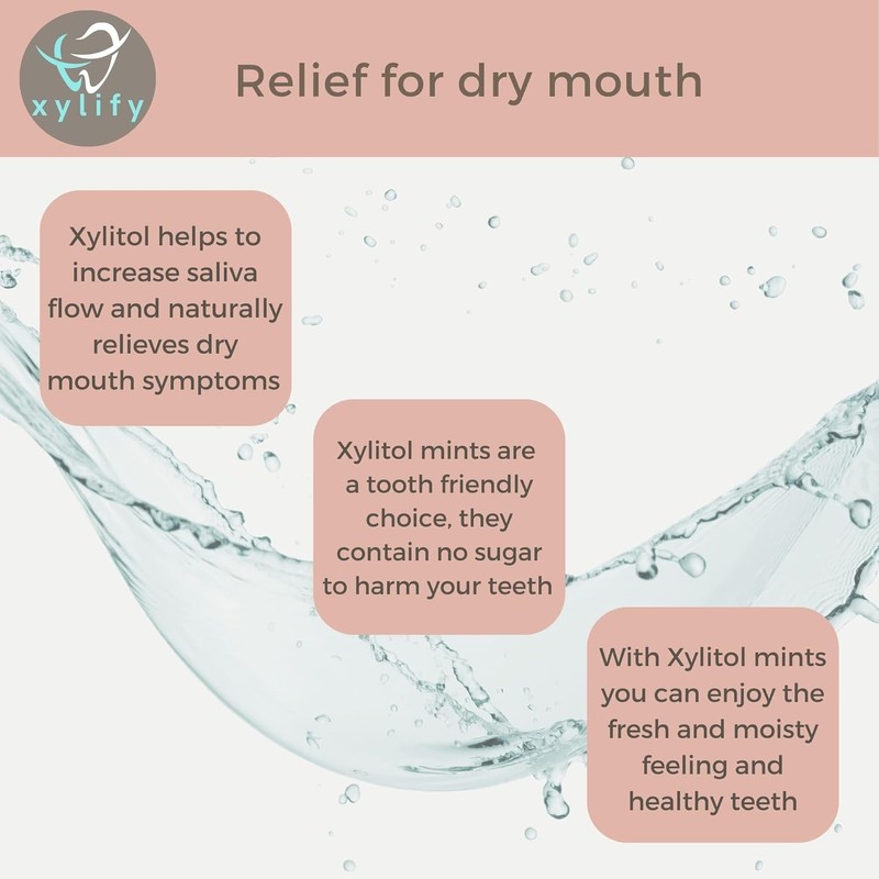 Xylitol Mints for Oral Care - Choco-Mint flavor, 100% Xylitol