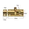 myoseya Latch Sliding Barrel Bolt Door Lock Round Bar Latch
