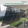 Dulepax RV Awning Shade Screen with Zipper 8'X13'3'' -Second Generation