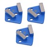 3Pcs Diamond Grinding Shoes Trapezoid Concrete Floor Aggreesive Cutting 2