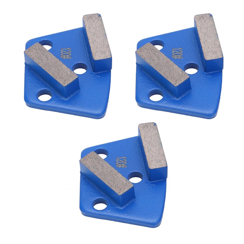 3Pcs Diamond Grinding Shoes Trapezoid Concrete Floor Aggreesive Cutting 2