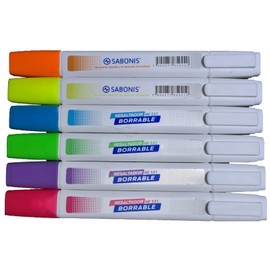Resaltador Borrable Sabonis Re331 Marcatexto Surtidos Bote con 12 Piezas