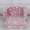 AFBKSS&BB Toddler Sofa Glow in The Dark,2 in 1Kids Chairs,
