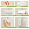 Fursafe&Q Baby Proof Cabinet Locks, Child Safety Locks Adhesive Drawer