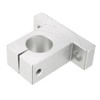 sourcing map 2pcs SK20 Aluminum Linear Rod Rail Shaft Support