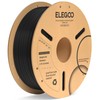 ELEGOO PLA Plus Filament 1.75mm Black 1KG, PLA+ Tougher and
