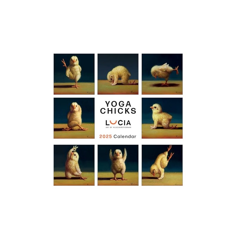 2025 Yoga Chick Square Calendar