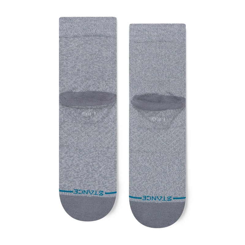 STANCE Basketball Socks LOGOMAN ST QTR A356A20LOG HGR (Light Gray/M/Men's)