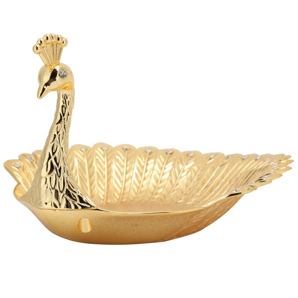 Tomotato Snack Peacock Plate Peacock Shape Fruits Serving Tray Dessert