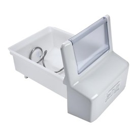 Whirlpool WPW10558423 Genuine OEM French Door Refrigerator Ice Container Assembly Replacement Part - Replaces W11430540, W11323064, W10138192, and more