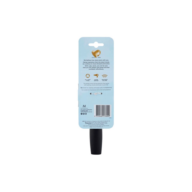 Lady Jayne Medium Radial Plastic Bristles Brush