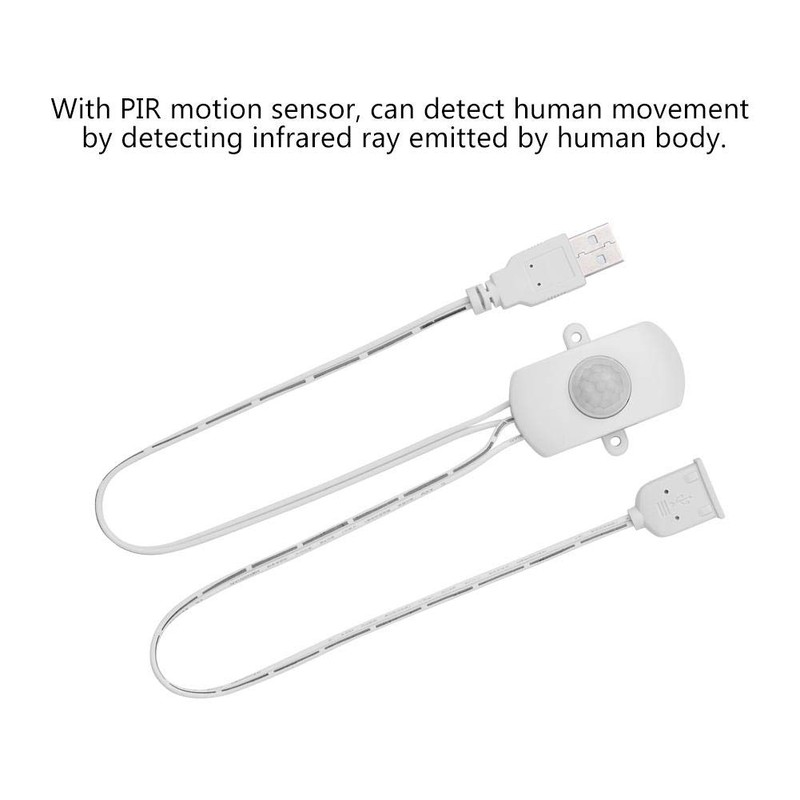 LED Infrared Motion Sensor, 4A DC 5-24V Automatic Switch 120