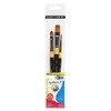 Daler-Rowney System3 Acrylic Brush, Synthetic Hair, Short Handle, Round, Short