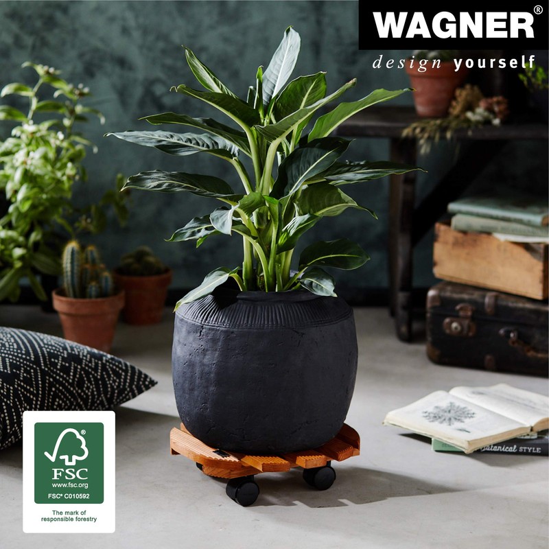 Wagner Palisande Country 20018201 Multi-Purpose Trolley Chestnut Round