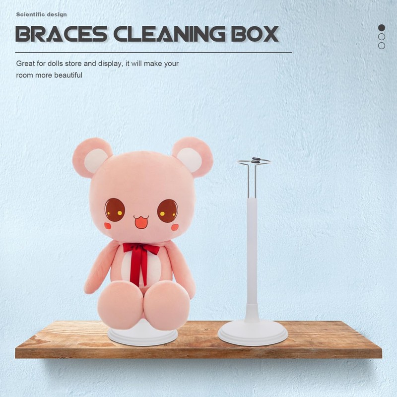 DOITOOL White Adjustable Doll Stands for 8 to 12 Inch