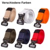Shenky Band Belt 4 cm Wide Nylon Belt with Belt
