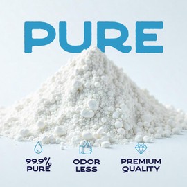 Ecoxall Bulk Boric Acid, 99.9% Pure, Laundry Stain Remover and Deodorizer, Kitchen, Household, Industrial Strength Commercial Cleaner, Drain Unclogger, Fine Powder, 40 lbs Pail