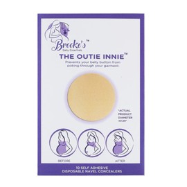 Confidence Bodywear Brooke's Baby Essentials Belly Button Cover, For Use Under Maternity Dress, Pregnancy Shirt or to Hide Belly Button Ring 10 Covers measuring 2.16" ea.