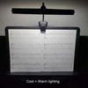 Extra Wide Clip-On Music Stand Orchestra Light- 18 LED Rechargeable