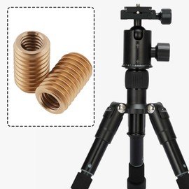 Create idea 10PCS M6 Male to M4 Female Thread Adapter Brass Reducer 10 mm for Tripod Camera Mount Light Stand Mechanical