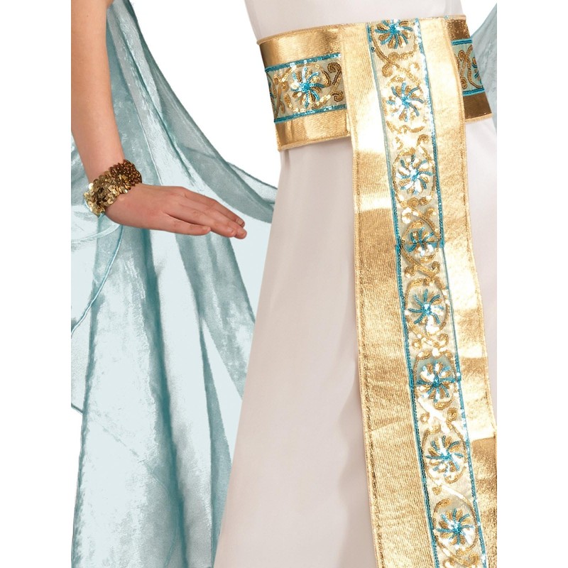 Disfraz Cleopatra, azul, pequeño