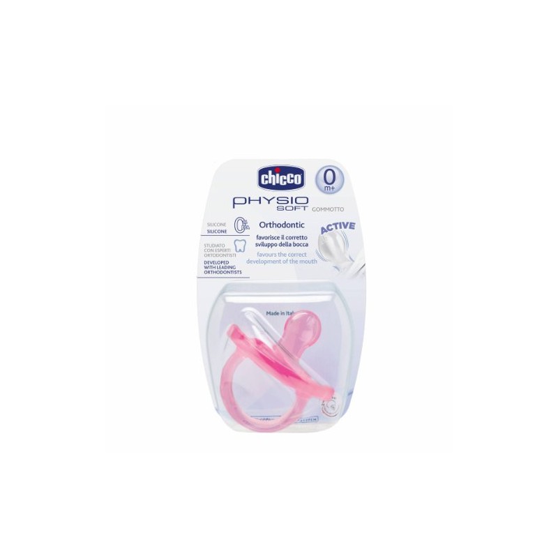 Chicco Physio Soft Chupete de Silicona, A Partir de 0