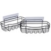 Bath Bliss Adhesive Shower Caddy Organizer | 5 Piece Set
