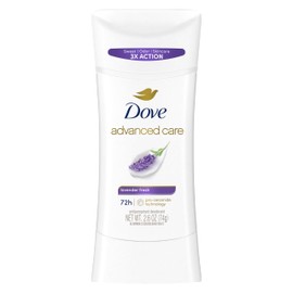 Dove Advanced Care Antiperspirant Deodorant Stick Lavender Fresh for Helping Repair Skin Barrier After Shaving, with 72-Hour Sweat & Odor Protection, 2.6 oz
