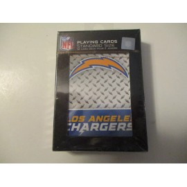 LOS ANGELES CHARGERS PLAYING CARDS - STANDARD 52 CARD DECK WITH 2 JOKERS