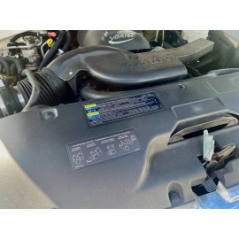 Etiqueta de enrutamiento de cinturón GM 12575049 - Etiqueta de calcomanía de información de repuesto