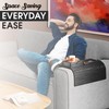 Couch Cup Holder with 2 Cork Coasters | Couch Caddy