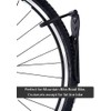 DIRZA Bike Wall Mount Rack with Tire Tray - Vertical
