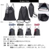 FUPUTWO) Knapsack Sports Gym Sack, Waterproof, Lightweight, Pool Bag, Solid