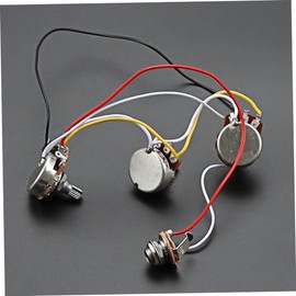 Totority 1set Professional Guitar Wiring Kit Potentiometer for Electric Guitars Easy to Operate Lightweight and Portable Essential Accessory for Musicians