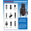 SUUNTOK Microphone Shock Mount Universal Mic Holder Spider Recording Mic