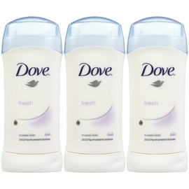 Dove Dove Invisible Solid Deodorant, Fresh - 2.6 oz - 3 pk