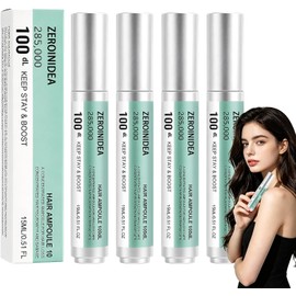 4PCS Serum Anticaída de Cabello,Hair Ampoule 100DL,Serum para Cabello,Repara Cabello Dañado y Suaviza el Frizz,Hair Growth Serum,Suero para el Crecimiento del Cabello,Fortalece Raíces y Folículos(4PC)