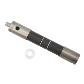 5in Archery Stabilizer Carbon Stainless Steel Portable Archery Balance Bar for Shooting Recurve Bow Damping Accessory