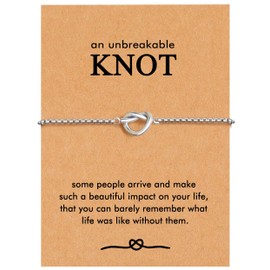 Friendship Bracelets, Dainty Love Knot Infinity Bracelets For Women