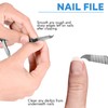 KATX 2 Pcs Nail Clippers Set, Heavy Duty Stainless Steel