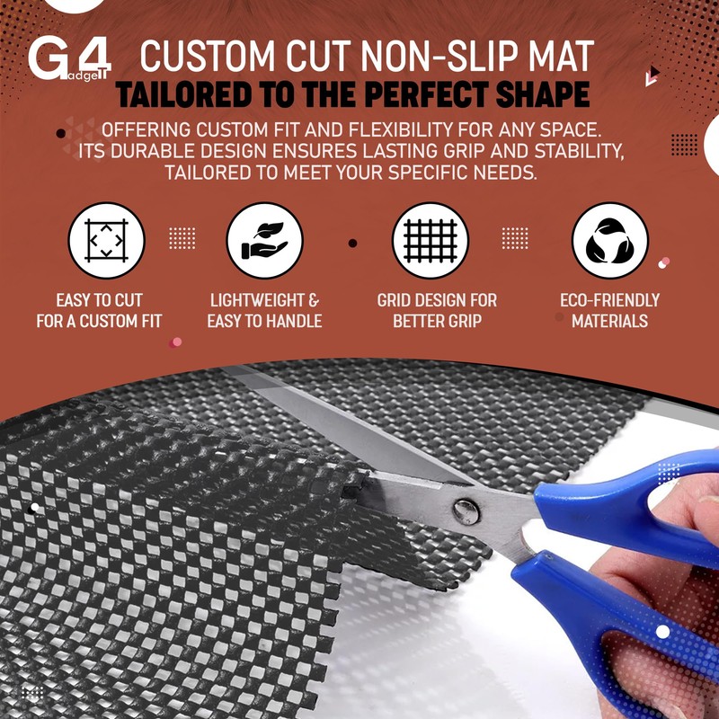Multi-Use Non-Slip Mat: 120cm x 30cm - Keep Items Secure