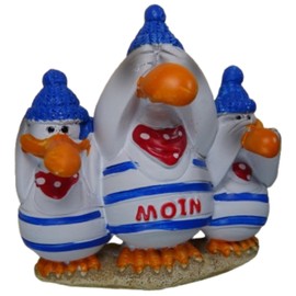 GDZS 11 Souvenir Magnet Maritime Decoration 7 x 7 cm Seagull Seagull