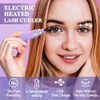 SILKSENCE USB Rechargeable Heated Eyelash Curler, 3‑Level Adjustable Heat Lash
